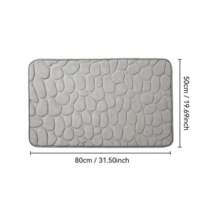 Memory Foam geprägter Samtteppich Badezimmer Wohnzimmer